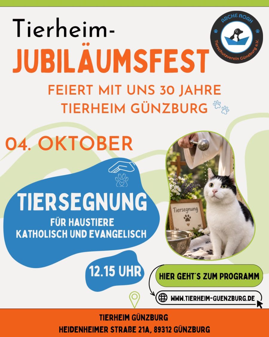 Tiersegnung Tierheim Günzburg